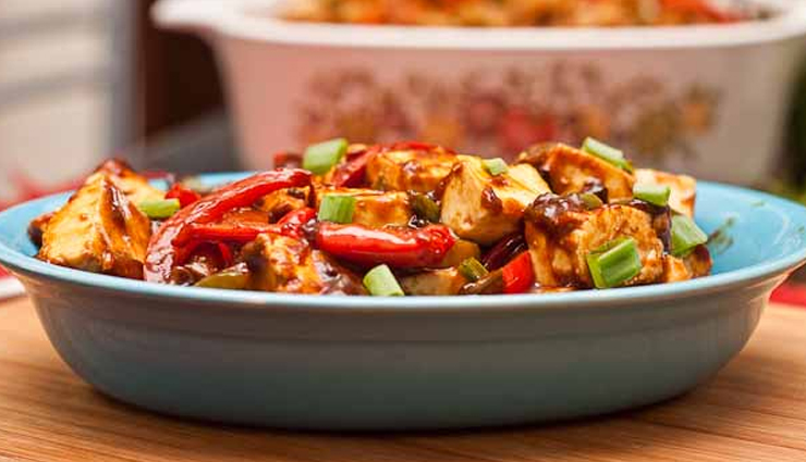 chilli paneer,chilli paneer recipe,paneer recipe,healthy recipe