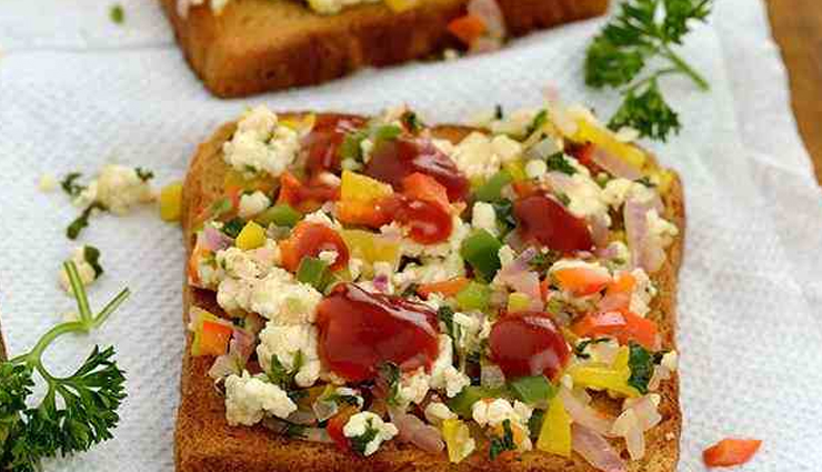 chilli paneer toast,chilli paneer toast recipe,hungers truck,food