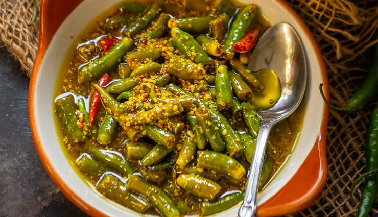 Recipe- Khatta Meetha Mirch ka Achar