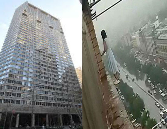 Shocking - 18वीं मंजिल से कूदने के बावजूद महिला पूरी तरह स्वस्थ