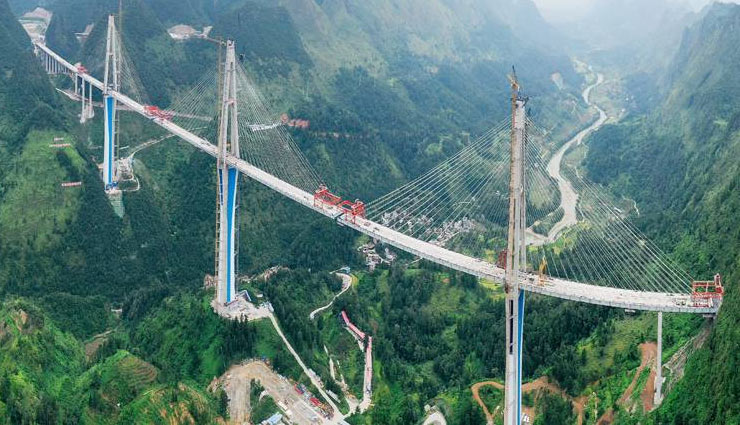 चीन ने बनाया दुनिया का सबसे ऊंचा कंक्रीट ब्रिज, एकसाथ चलेंगी ट्रेन और गाड़ियां 