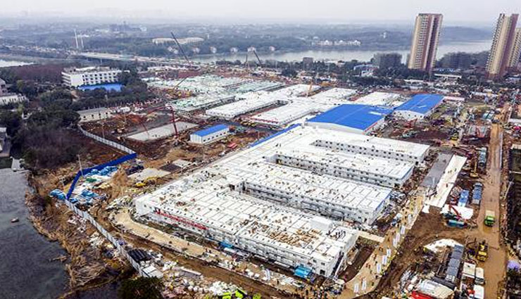 कोरोना वायरस : तस्वीरों में देखें चीन का अस्पताल, 10 दिन में बनकर हुआ तैयार