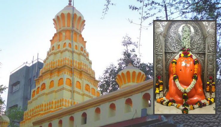Ganesh Chaturthi 2018 : 'अँधेरी चा राजा' साल 2018 थीम : थेउर का चिंतामणि मंदिर
