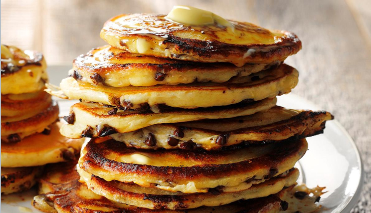 Recipe- Amazing Tea Time Snack Chocolate Chip Pancakes