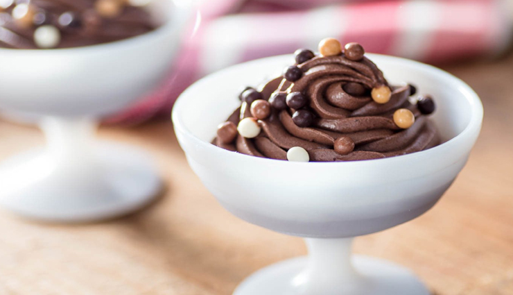 eggless chocolate mousse,eggless chocolate mousse recipe,sunday recipe,breakfast recipe