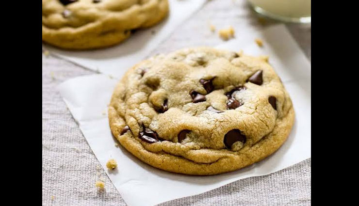 eggless chocolate chip cookies,cookies recipe,chocolate recipe,sweets recipe,snacks recipe