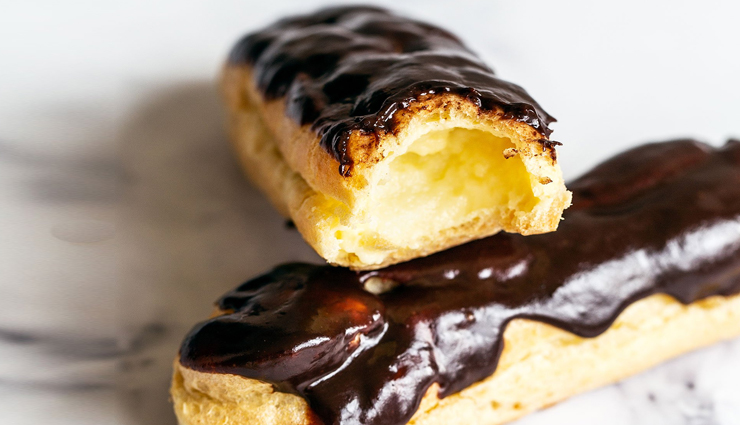 eclairs with cream recipe,eclairs with whipped cream,easy recipe,hunger struck,food