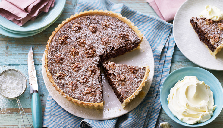 Recipe- Mouthwatering Chai Infused Chocolate Tart