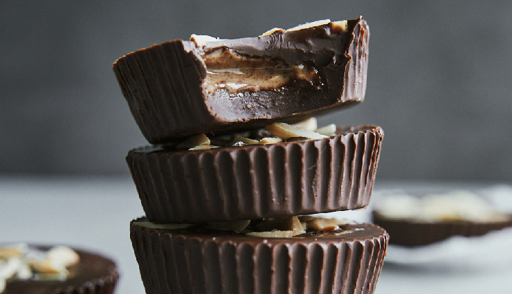 Valentine Recipe-  Delicious Chocolate Peanut Butter Cups with Sea Salt