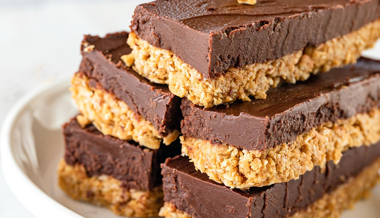 Recipe- Nutritious and Delicious  No Bake Chocolate Peanut Butter Oatmeal Bars
