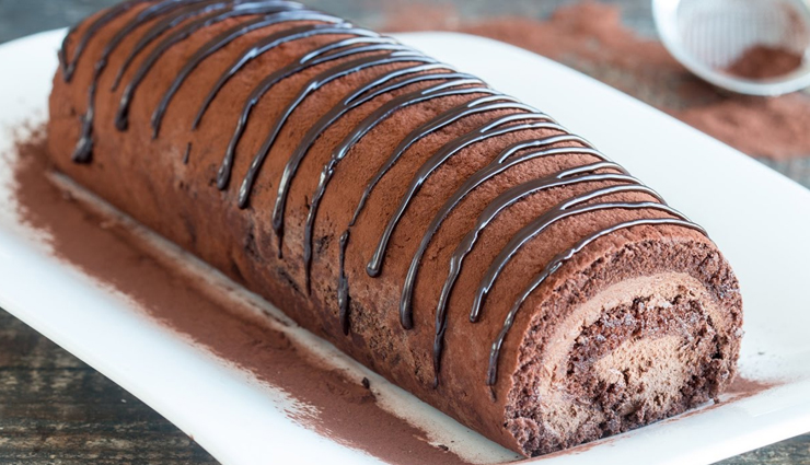 Recipe- Fancy Bakery Style Chocolate Swiss Roll