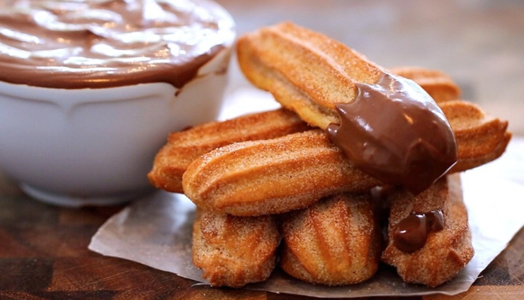 eggless cinnamon churros,churros recipe,snacks recipe,sweets recipe