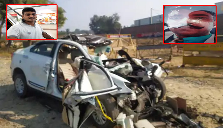 हरियाणा : NH-48 पर खड़े ट्रॉले से टकराई कार, हादसे में CISF के दो जवानों की मौत