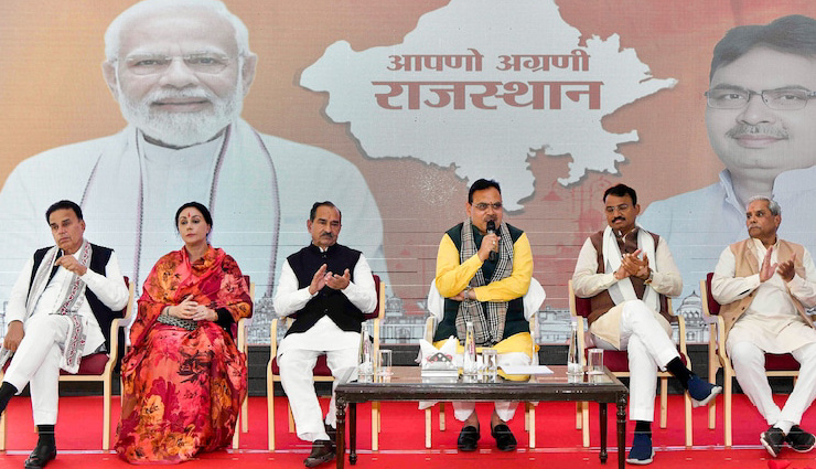 राजस्थान: विधायक दल की बैठक में बोले CM भजनलाल - कांग्रेस लूट और झूठ की पार्टी, हमारा पिछले एक वर्ष का परफॉर्मेंस अच्छा रहा