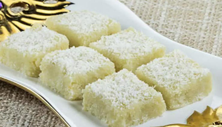 coconut barfi recipe,recipe,recipe in hindi,special recipe,ganesh chaturthi 2021