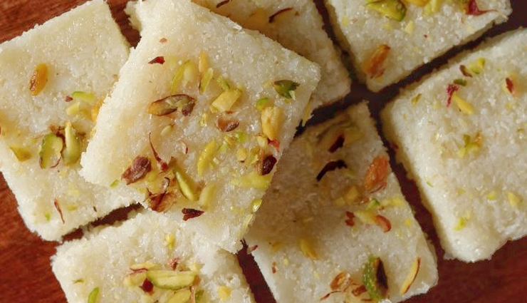 coconut barfi recipe,recipe,recipe in hindi,diwali special recipe