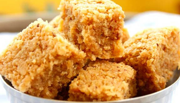 coconut barfi with jaggery,coconut barfi recipe,hunger struck,food,easy recipes