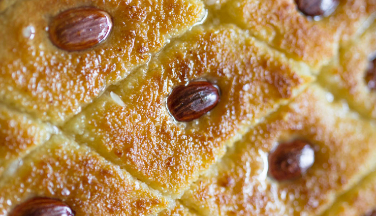 Recipe- Delicious Eggless Coconut Basbousa