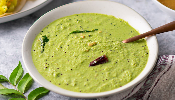 Recipe- Cilantro Coconut Chuntey To Enjoy With Dosa or Idli