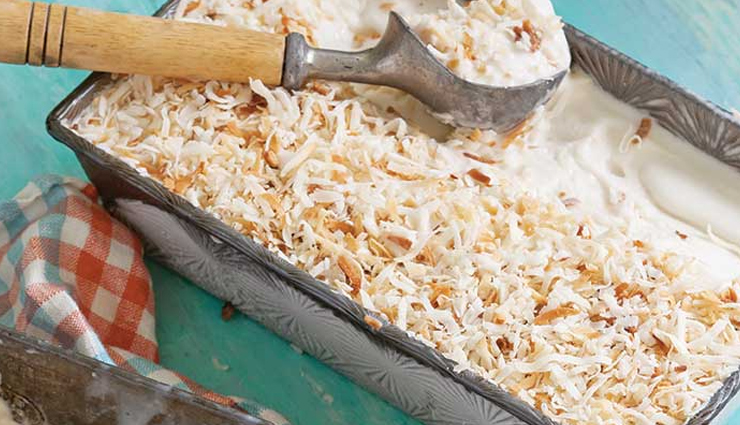 Recipe- Sweet and Creamy Toasted Coconut Ice Cream