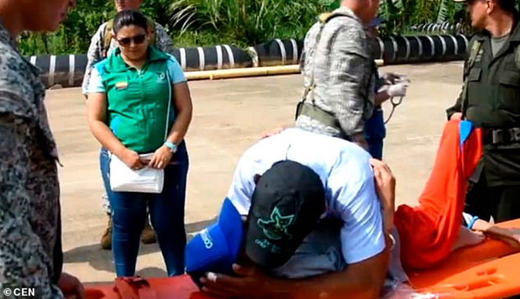 mother,children,jungle,colombian,weird news