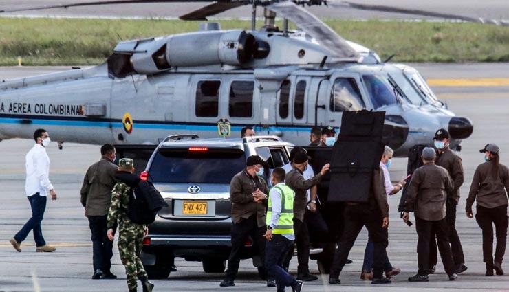 कोलंबिया राष्ट्रपति के हेलीकॉप्टर पर आतंकियों ने किया हमला, तकनीक ने बचाई जान