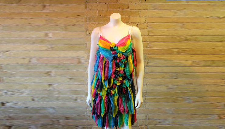 fashion trends,5 dresses made of condoms,new trends,condoms dresses