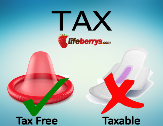 Optional Sex, Mandatory Menstruation. Still Taxfree Condoms and Taxable Napkins