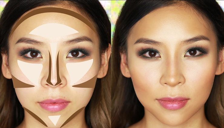 chubby cheeks with makeup,makeup tips,makeup,makeup to increase beauty,beauty,beauty tips,simple beauty tips