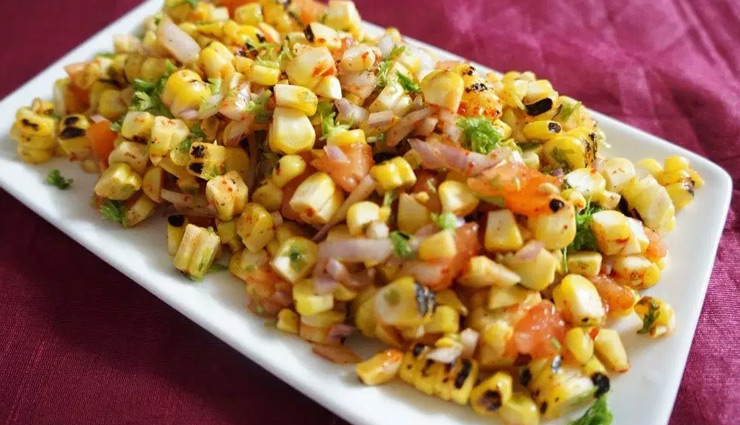 इस तरह बनाए चटपटी 'कॉर्न भेल', बच्चों को आएगी बहुत पसंद #Recipe corn chaat,chaat recipe,snacks recipe,bhel recipe