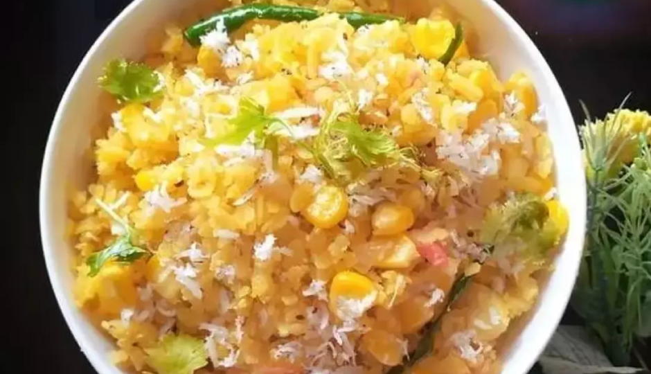 corn poha,corn poha recipe,corn poha ingredients,corn poha delicious,corn poha tasty,corn poha street food,corn poha healthy