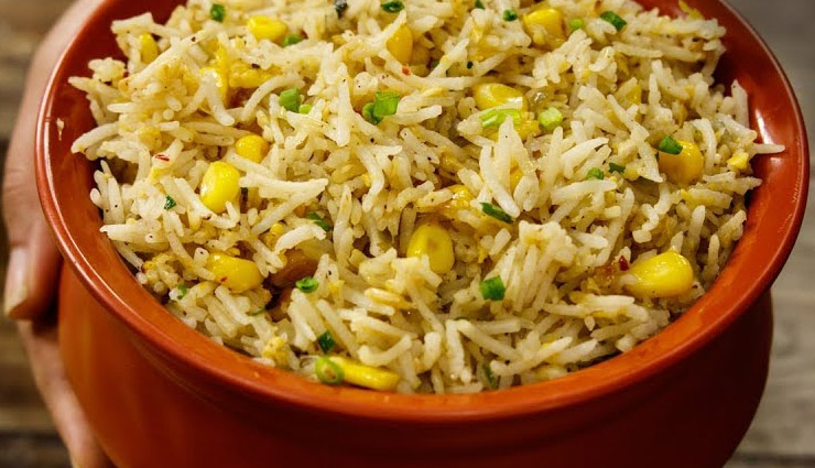 corn pulao recipe,how to make corn pulao,sweet corn pulao,easy corn rice recipe,indian corn rice dish,festive pulao recipes,corn pulao for diwali,quick corn pulao,pulao with corn,corn rice for lunch