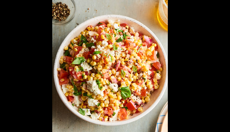 corn salad,salad recipe,breakfast recipe,healthy recipe