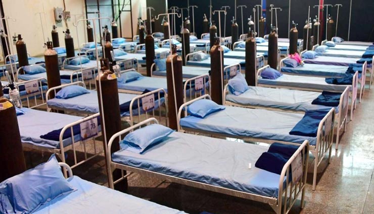 कोटा : बेड्स की कमी से जूझ रहे मरीज, यूनिवर्सिटी कैंपस बना 400 बेड का कोविड केयर सेंटर