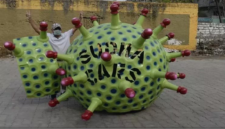 इस शख्स ने बना डाली 'कोरोना वायरस कार', जानिए इसकी खासियत 