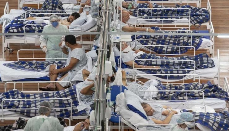 ब्राजील : कोविड की दूसरी लहर से तबाह हो रही अस्पताल प्रणाली, आई ऑक्सीजन की कमी