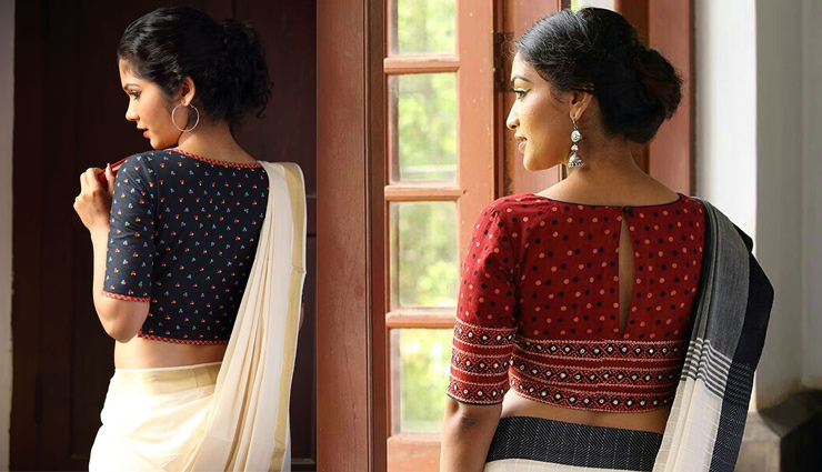 cotton blouse design,blouse design,fashion tips,blouse fashion