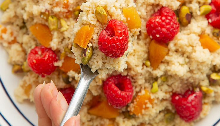 sweet couscous with chia seeds,sweet couscous recipe,hunger struck,food,easy recipes