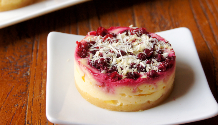Recipe- Super Creamy Cranberry and White Chocolate Mini Cheesecakes