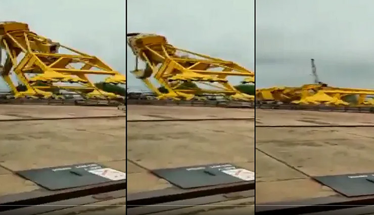 11 killed after massive crane collapses in Andhra Pradesh; incident captured on video