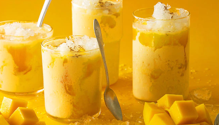 creamy mango lassi,lassi recipe,mango recipe,sweets recipe,shakes recipe,snacks recipe
