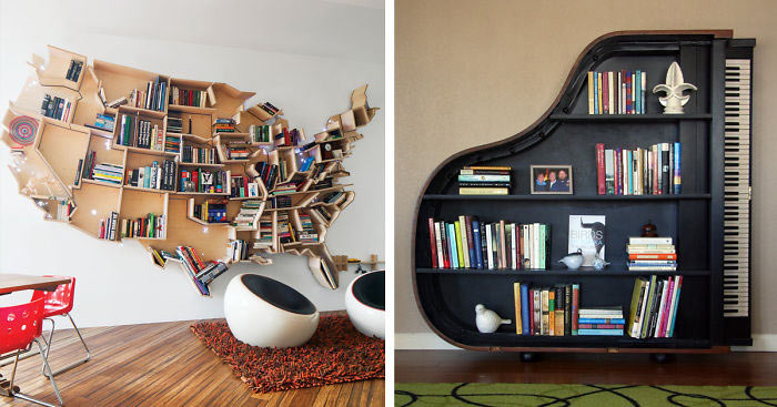 creative bookshelf,bookshelf tips,house decoration tips