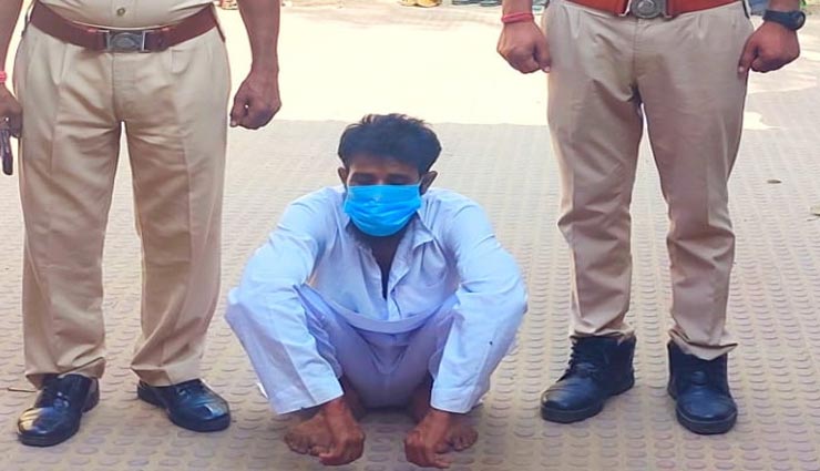 अलवर : पत्नी की गर्दन कुल्हाड़ी से काट खेतों में जा छुपा पति, गांव के युवाओं की मदद से घेराव कर पुलिस ने पकड़ा