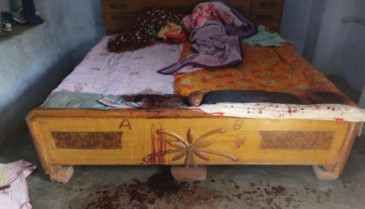 भीलवाड़ा : पत्नी-बेटे का पत्थर से सिर फोड़ने का मामला, दरवाजा देर से खोला इसलिए की हत्या 