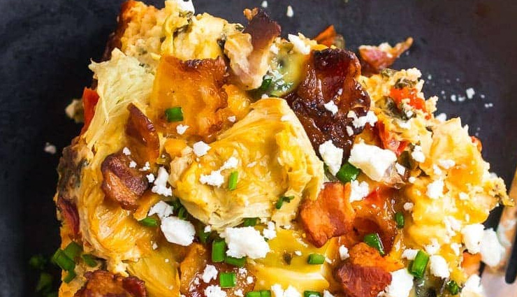 Recipe - Overnight Crock-Pot Egg Casserole For Busy Mornings