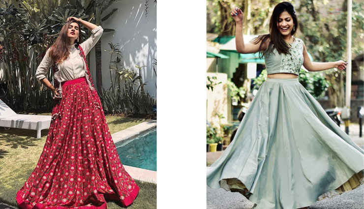Diwali 2019- 5 Ways To Style Crop Top and Skirt
