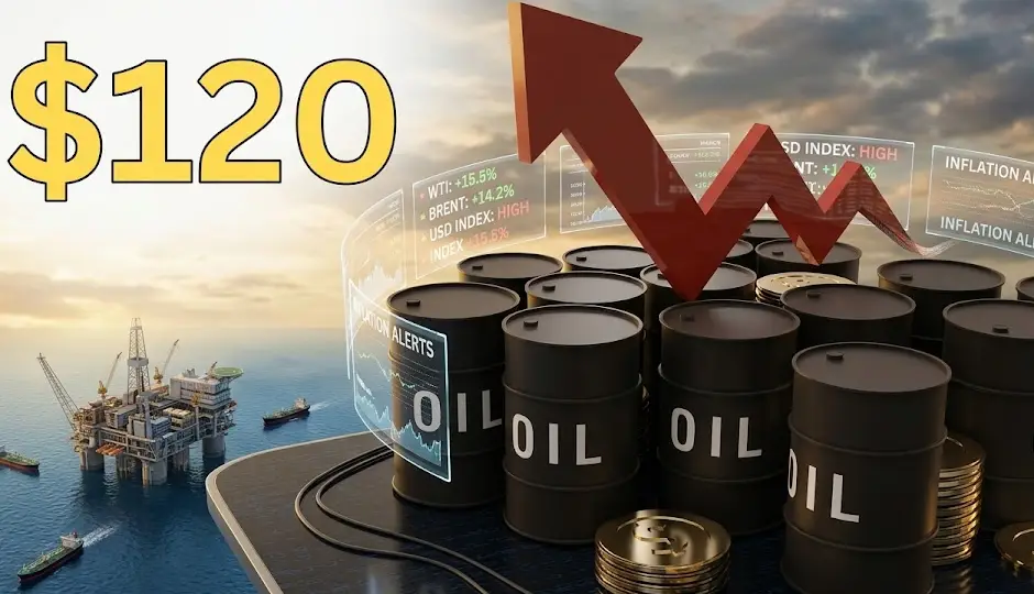 कच्चे तेल की कीमतों में मचा हाहाकार, $120 प्रति बैरल के पार ब्रेंट क्रूड; वैश्विक अर्थव्यवस्था पर गहराया संकट