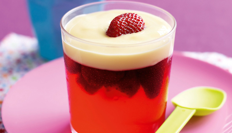 custard and jelly parfait,custard and jelly parfait recipe,recipe