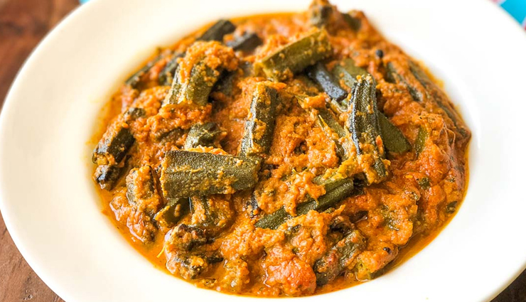 dahi bhindi,hunger struck,food,easy recipe