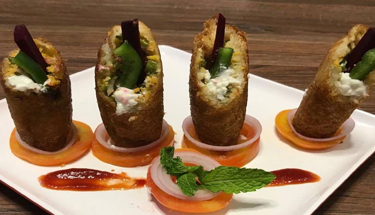 आपकी पार्टी के मेन्यु की शान बनेगा 'दही ब्रेड रोल' #Recipe